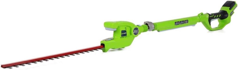 Greenworks 24V Cordless Pole Hedge Trimmer 51cm (20") - Battery and charger not included - 2200207