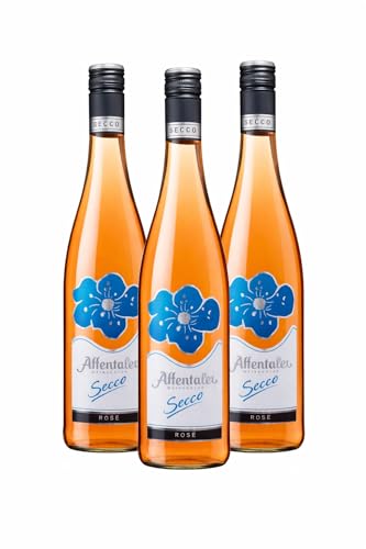 Affentaler Winzer Secco Rosé - Perlwein aus Baden (3 x 0,75 l) - Alternative zu Prosecco & Sekt