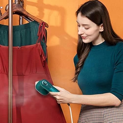 Image of Portable Handheld Steam Iron Machine, Mini Garment Steamer for Clothes, Wet & Dry Fabric Press, Wrinkle Remover Iron for Home & Travel Use