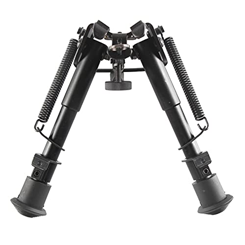 Ohuhu Hunting Bipod, Tactical Rifle Bipod, 6-9 Inches Spring Return Adjustable Bipods | Super Duty Tactical Bipod