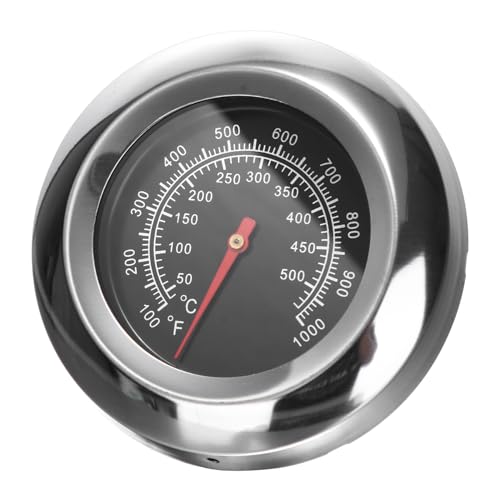 STOBAZA Stainless Steel BBQ Thermometer Bimetallic Grill Thermometer Pocket Temperature Probe Oven Thermometer for Cooking