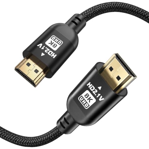 Diyanisly 8K HDMI Kabel 2M, 48Gbps Ultra Hohe Geschwindigkeit