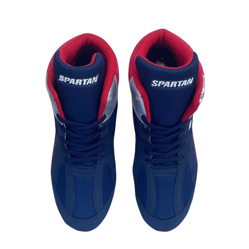 Image of SPARTAN Wrestling Shoes for Men with Natural Rubber Sole & Breathable Upper | Slip Resistant | Insole Better fit | Smooth and Comfortable Shoes | Outdoors for Men