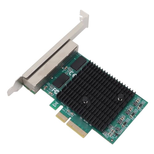 Tarjeta de red PCIe Gigabit Dpofirs, adaptador Ethernet PCI Express con 4 puertos para desktop PC miniatura 2