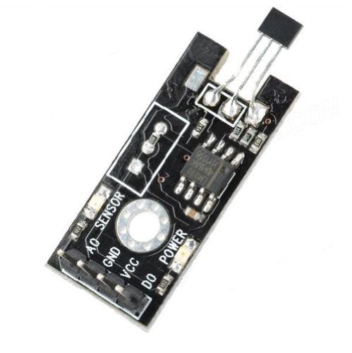 New Hall Sensor Module for Arduino - Black(3pcs/pack)