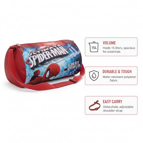 Image of Stylbase Kids Duffle Travel Bag | Durable Lightweight Polyester Sports & Gym Kids Luggage Carry Bag for Boys & Girls | Travelling Bag for Swimming, Dance, School & Weekend Trips