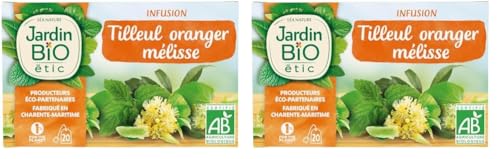 Jardin BiO &eacute;tic - Infusion Tilleul Oranger M&eacute;lisse (Lot de