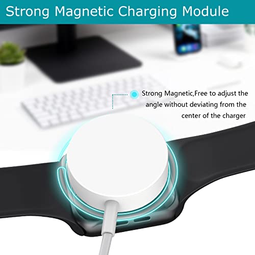 Jud 𝟮𝟬𝟮𝟯 𝐔𝐩𝐠𝐫𝐚𝐝𝐞𝐝 2Pack 6.6Ft For Apple Watch Charger, Fast Charger Iwatch Charger Wireless Magnetic Charging Cable Cord Compatible With Apple Watch Charger Series 8/7/6/5/4/3/2/1/Se #TOP2