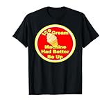 Ice Cream Machine T Shirt, Fast Food, Drive Thru Men Women Kids T-Shirt