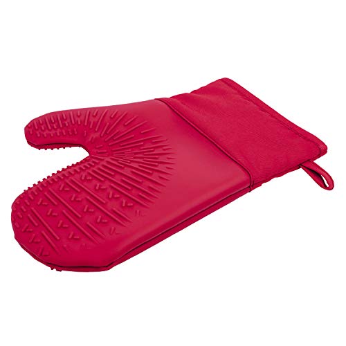 Luva de Silicone com Euro Vermelho
