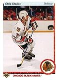1990-91 Upper Deck English High Series 2 Hockey #422 Chris Chelios Montreal Canadiens Official NHL...