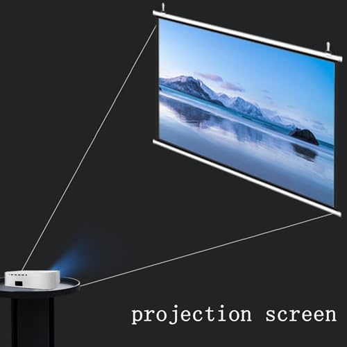 Pantalla para proyector 72 pulgadas portátil 16:9 miniatura 2