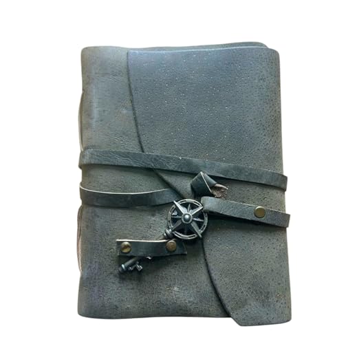 Journal d'écriture vintage en cuir fait main, un carnet de croquis vert d'exception