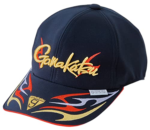 Gamakatsu Gore-Tex InfinumTM Wind Stopper (R) Cap (6 Sides) Black/Red