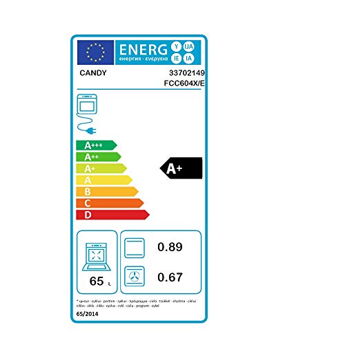Candy Classic FCC604X Four Acier inoxydable - vue 7