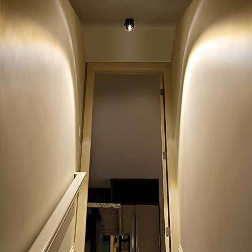 Mr. Beams MB312 Wireless LED Mini Spotlight with Motion Sensor and Photocell, 80-Lumens, Brown, 2-Pack