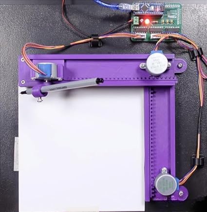 Mini CNC Plotter DIY Kit, 3D Printed Desktop Writing Machine, 8x8 Inches, Complete Project Set with Electronic Circuit, Parts, Manual-image-41