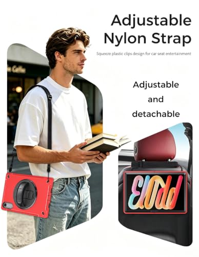 Image of Junfire Protective Case for Lenovo Idea Tab Pro Gen2 13 inch 2026,Red