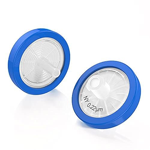 Syringe Filters Nylon 25mm Diameter 0.22 um Pore Size Non Sterile Pack of 100 by Biomed Scientific