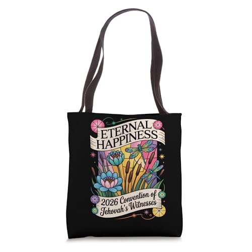 Bolso Tote Jehovah's Witness 2026 Convention Eternal Happiness miniatura 1