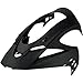 ICON Replacement Visor for Variant Dual Sport Helmet Black Rubatone One Size