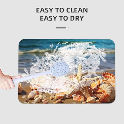 Tapis de bain lavable et facile à nettoyer pour sol sec et propre - 8