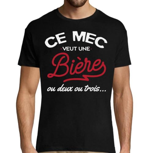 T-Shirt Imprimé en France pour homme adorant l'humour