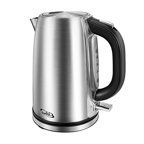 Preisvergleich Produktbild 1,7L Wasserkocher aus Edelstahl - 2500 Watt