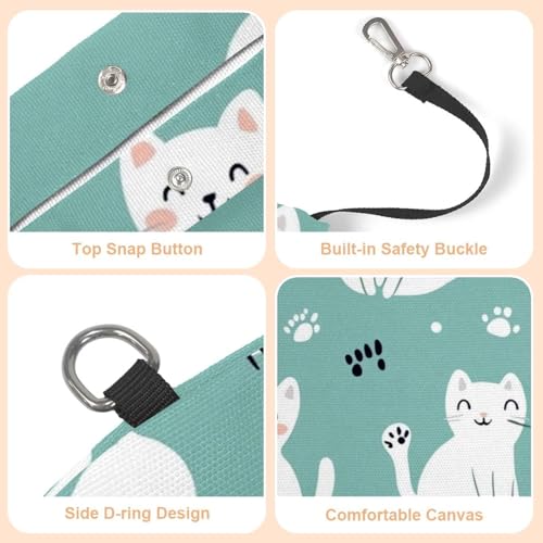 Bolsa de transporte portátil con lona resistente para pasear perros pequeños con seguridad 5
