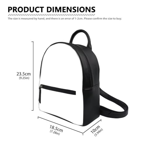 Mochila mini PU con billetera para mujeres y adolescentes miniatura 5