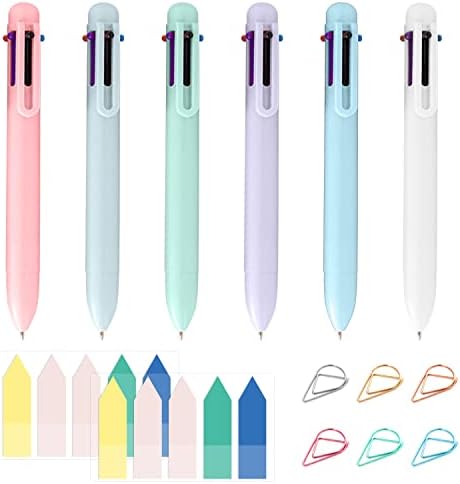 6x 10-in-1 Kugelschreiber Set - 60 Farben Für Schule & Büro