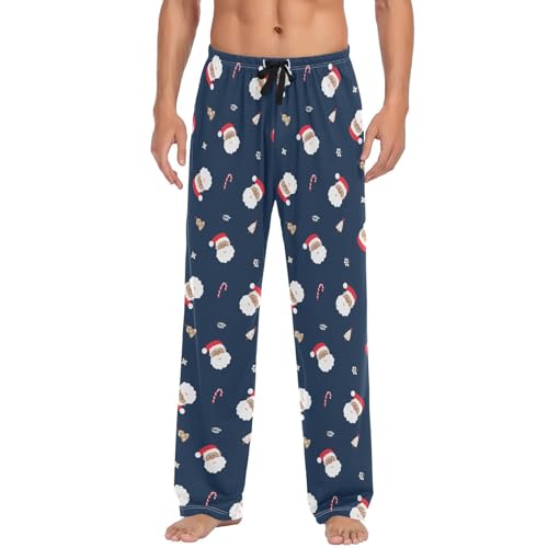 Ollabaky Pajama Pants for Men PJs Bottoms Sleep Lounge Pants with Pockets