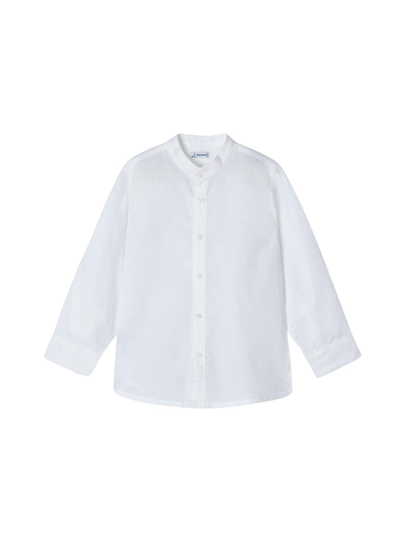 Mayoral Camisa m/l Cuello Mao Lino para niño