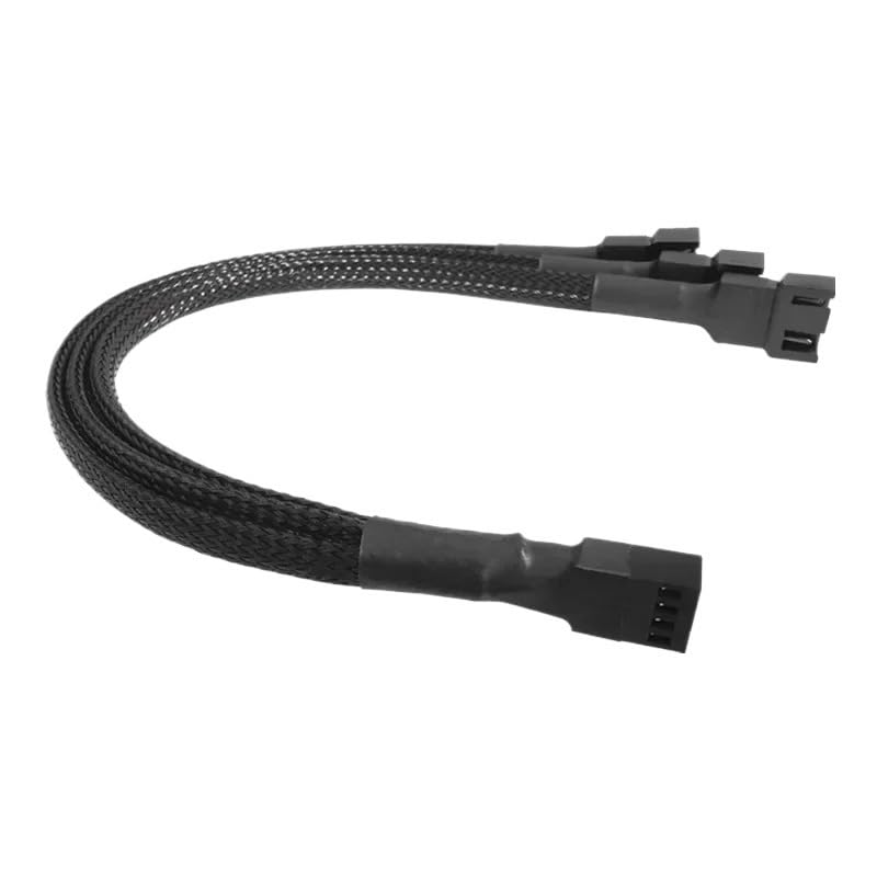 Cavo sdoppiatore a Y a 4 pin, PWM femmina a 3/4 pin, scheda madre CPU ventola PC case cavo adattatore di estensione (da 1 a 4)