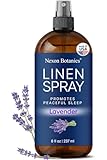 Lavender Linen Spray 8 fl oz - Refreshing Fabric Refresher & Pillow Spray for Bedding, Bed Sheets & Room - Soothing Room Mist - Nexon Botanics