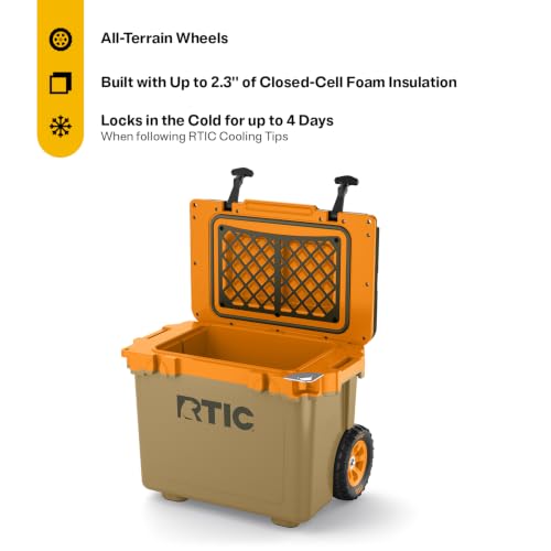 Image of RTIC 22 QT Ultra-Light Wheeled Cooler with Handle