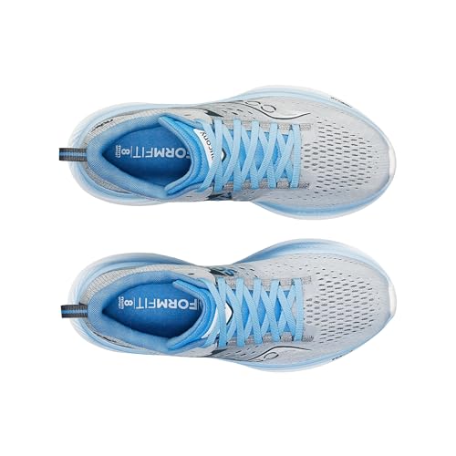 Image of Saucony Women's Ride 17 Sneaker, Cloud /Breeze, 10 Wide