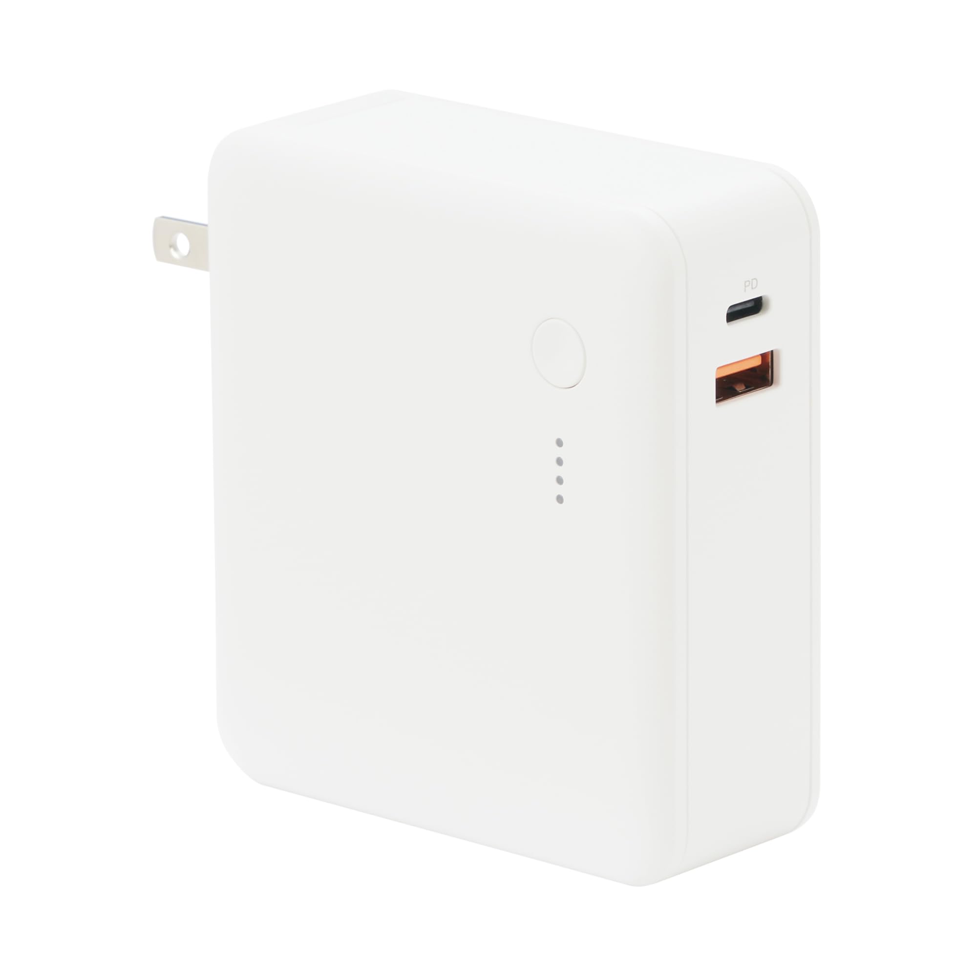 Amazon.co.jp: 無印良品 急速充電ができるモバイルバッテリー付充電器 