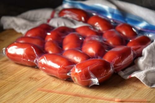 Image of Fresh Zipper Multi-Purpose Storage Slider Bags | zip lock bags for food storage | BPA Free Reusable Ziplock Pouch | Leakproof Bags for Marinate, Vegetables, Fruits (15 PCS BLUE ZIPPER BAG)
