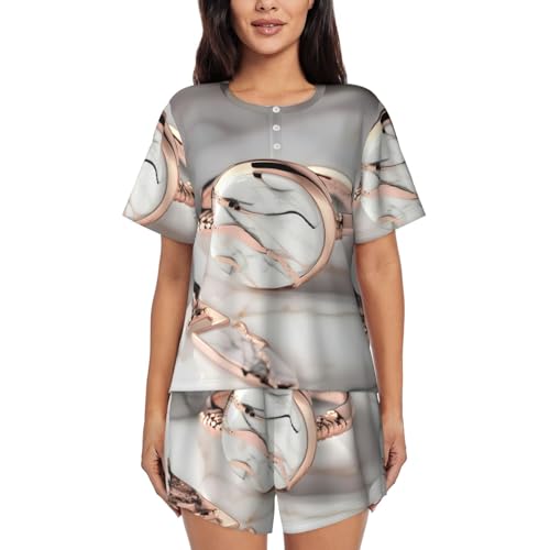 Ensemble de pyjama en marbre doux : confort haut de gamme