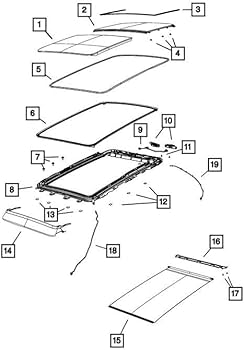 Amazon.com: Mopar 68289869AA DEFLECTOR SUNROOF WIND : Automotive Amazon.com: Mopar 68289869AA DEFLECTOR SUNROOF WIND : Automotive