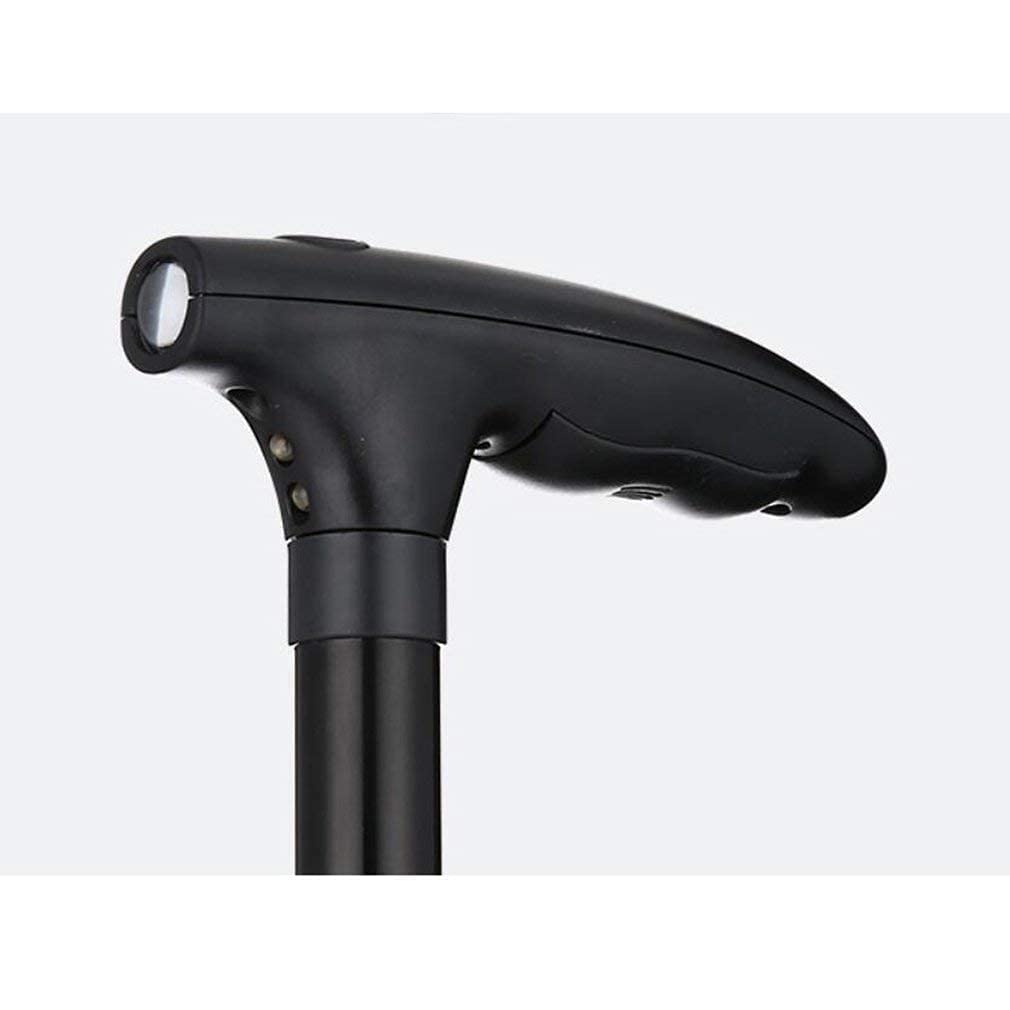 Bastones Bastón Plegable portátil de Altura Regulable, Hebilla Ligera Adecuada Tanto para Hombres como para Mujeres.
