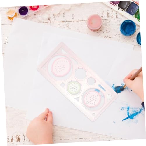 Règle de modèle de dessin Tofficu pour pochoirs bricolage