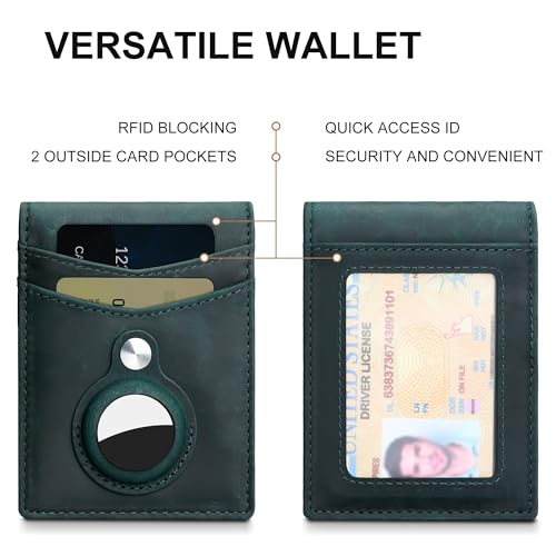 Image of Suncat Slim Airtag Wallet for Men Card Holder RFID Wallet with Money Clip