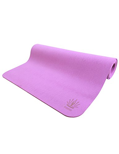Ljf Yoga Mat，Non-slip Thick Pad Pilates，4 Colors 4MM Foldable (Color : A)