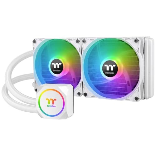 Amazon | Thermaltake TH240 ARGB Sync Snow Edition 簡易水冷CPU