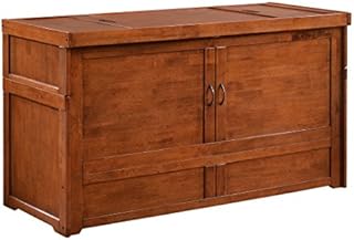 Night & Day Furniture Murphy Cube Cabinet Bed, Queen, Cherry