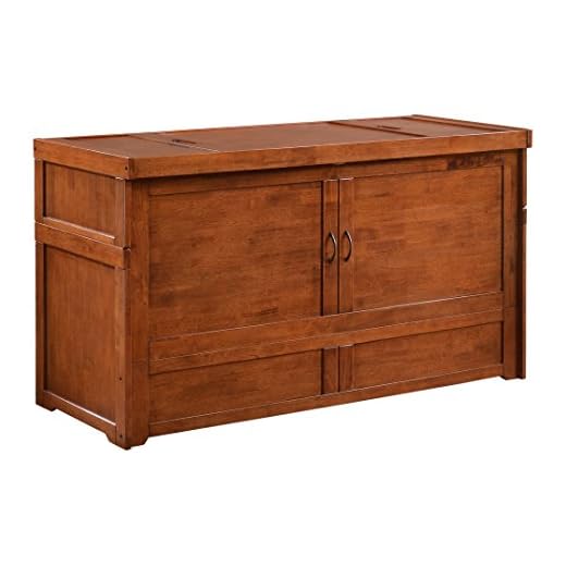 Murphy Cube Cabinet Bed - Cherry Finish