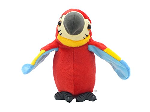 Image of Talking Parrot No Matter What You Say Will Repeat Funny Learning Good Helper Bring Happinessparrot Toys Speaking Parrot.Multifunctional Electric Plush