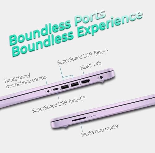 Image of HP Home and Student Essential Laptop • Office 365 & Copilot AI • Intel 4-Core CPU • 1.1TB Storage (1TB OneDrive and 128GB SSD) • 4GB RAM • Windows 11 w /o Mouse